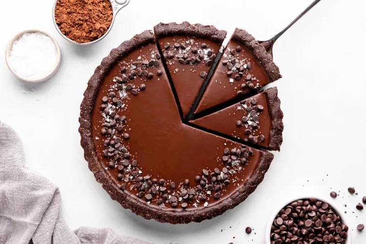 Tarte de chocolate e leite condensado