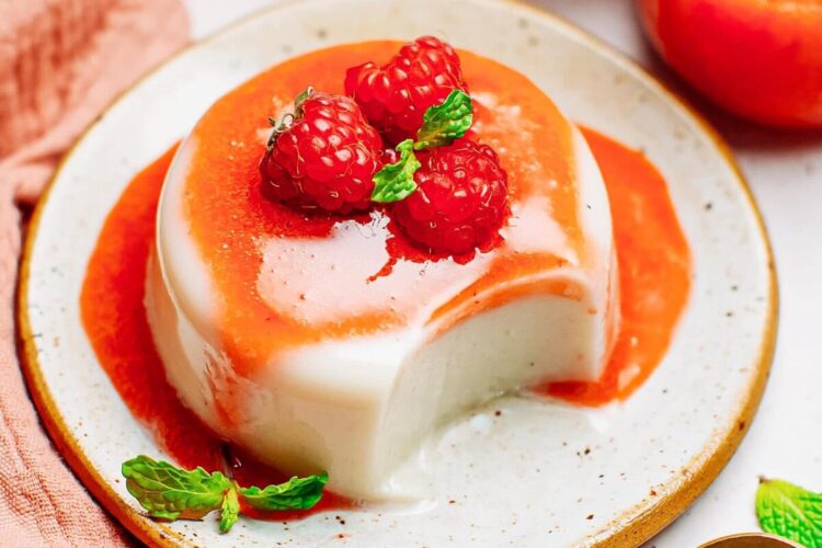 Panna Cotta de frutos vermelhos