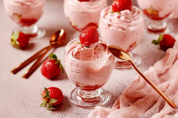 Mousse de frutos vermelhos