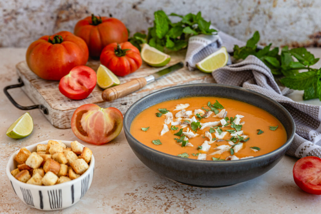 Caldo de Peixe com Ervas Aromáticas