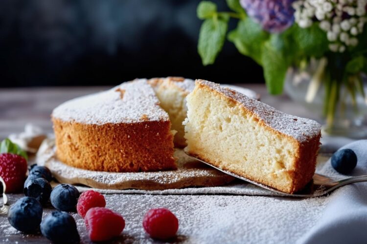 Bolo de claras e iogurte