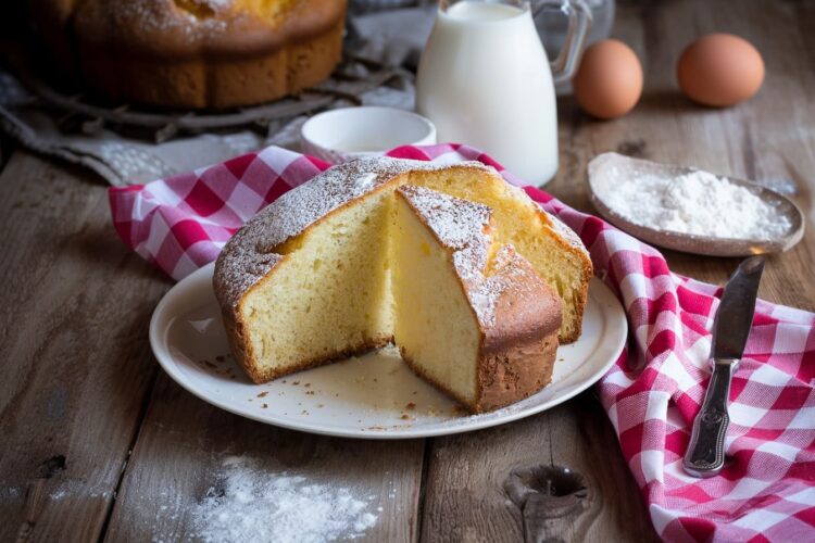 Bolo de leite à moda antiga